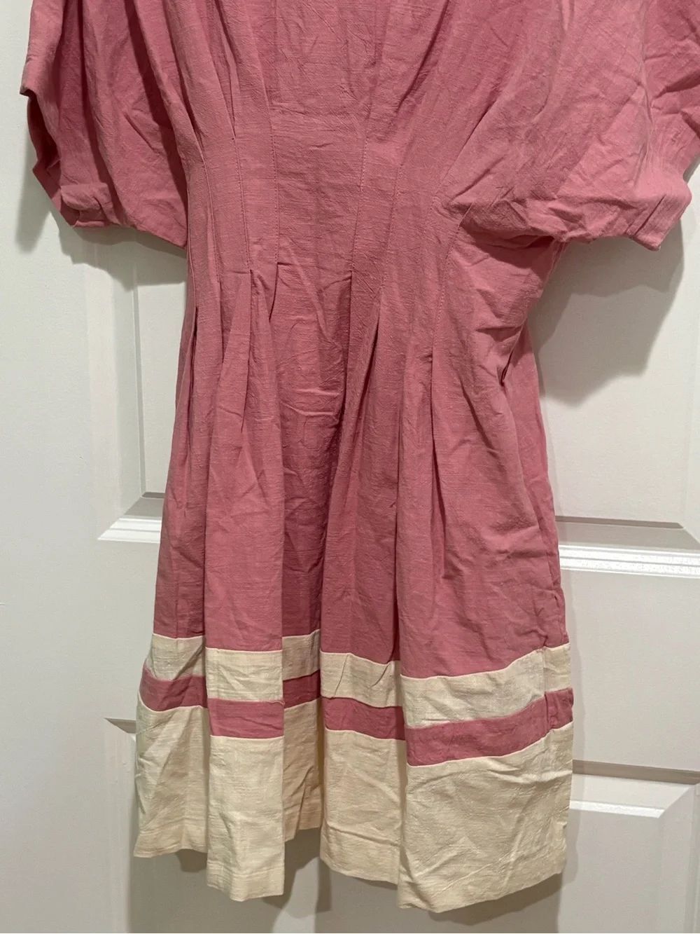 Daphne Pink Collared Dress - Picture 9 of 10